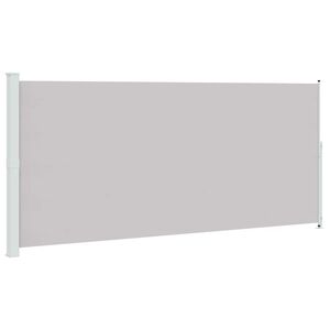 vidaXL Toldo lateral retr&aacute;ctil para patio gris 220x500 cm