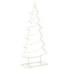 vidaXL &Aacute;rbol de Navidad de metal con soporte KUOPIO 180 cm Acero