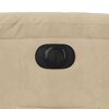 vidaXL Sillón eléctrico reclinable elevable tela microfibra crema