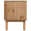 vidaXL Mueble TV OTTA madera maciza pino marrón blanco 113,5x43x57 cm