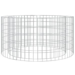 vidaXL Brasero de gaviones hierro galvanizado &Oslash;100 cm