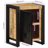 vidaXL Mesita de noche madera maciza mango 40x30x51 cm