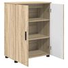 vidaXL Gabinete de Baño con puerta Roble Sonoma 60 x 35 x 80 cm