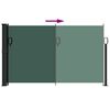 vidaXL Toldo lateral retráctil verde oscuro 120x600 cm