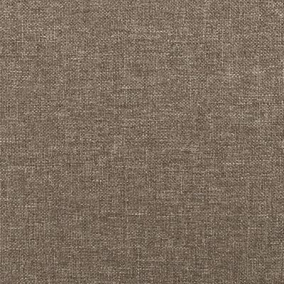 vidaXL Estructura de cama de tela gris taupe 160x200 cm