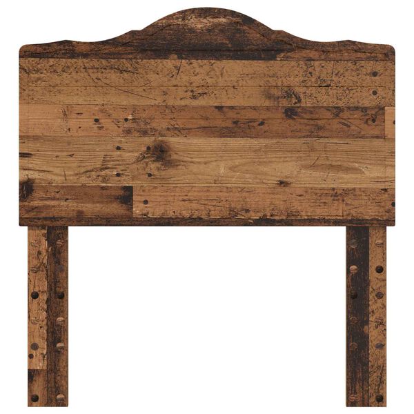 vidaXL Cabecero con cabecera Madera Vieja 75 cm Madera contrachapada
