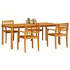vidaXL Conjunto de Comedor de Jard&iacute;n 7 pcs Marr&oacute;n