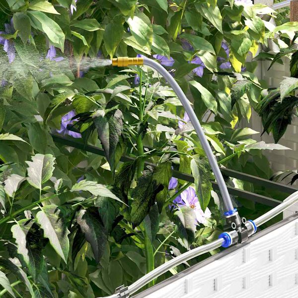 vidaXL Macetero de Jard&iacute;n 4 pcs Acero