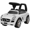 vidaXL Coche de ni&ntilde;os accionado con el pie blanco