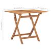 vidaXL Set de comedor de jard&iacute;n plegable 5 pzas madera maciza de teca