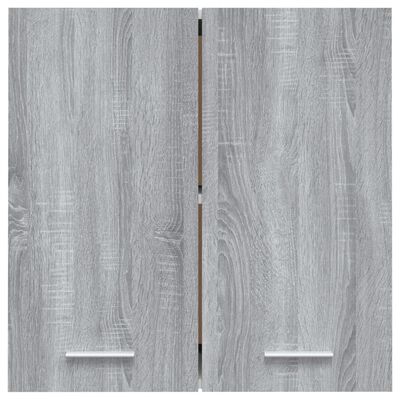 vidaXL Armario colgante madera contrachapada gris Sonoma 60x31x60 cm