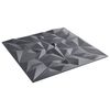 vidaXL Paneles de pared 48 pcs Gris Amatista 50 x 50 cm Espuma XPS
