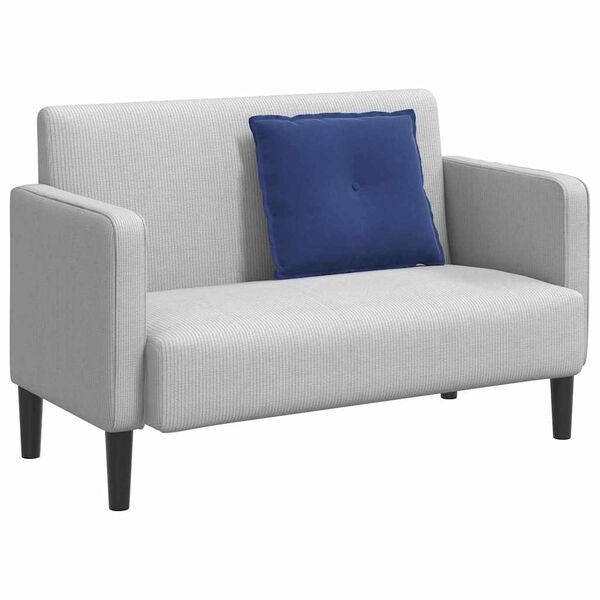 vidaXL Coj&iacute;n de Espalda Azul Polic&iacute;a 60 x 50 cm Tela de pana