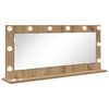 vidaXL Espejo de Tocador Roble artisan 100 x 45 x 18 cm Rectangular