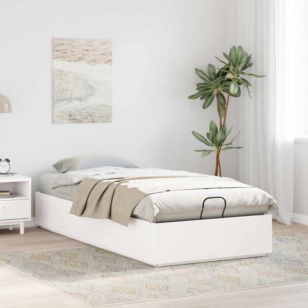 vidaXL Estructura de Cama Ottoman 80 x 200 cm Pino macizo
