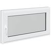 vidaXL Ventana de s&oacute;tano RISOR 110 x 50 cm PVC y vidrio Gris antracita