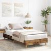vidaXL Estructura de cama sin colch&oacute;n madera vieja 75x190 cm madera