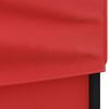 vidaXL Carpa para fiestas plegable con paredes laterales roja 2x2 m
