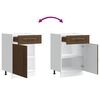 vidaXL Mueble bajo de cocina Kalmar madera de ingenier&iacute;a roble marr&oacute;n