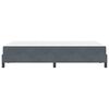 vidaXL Cama tipo Box Spring con colch&oacute;n Gris oscuro 120 x 220 cm tela