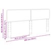 vidaXL Cabecero Roble artesanal 200 cm Madera contrachapada