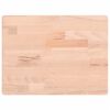 vidaXL Tabla de cortar madera maciza de haya 40x30x4 cm