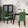 vidaXL Sillas de comedor 2 unidades terciopelo verde oscuro