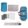 vidaXL Tienda familiar con porche 9 personas impermeable azul