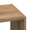 vidaXL Estanter&iacute;as 2uds apilables de madera ingenier&iacute;a roble artesanal