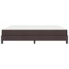 vidaXL Cama tipo Box Spring Marr&oacute;n Oscuro 200 x 200 cm tela
