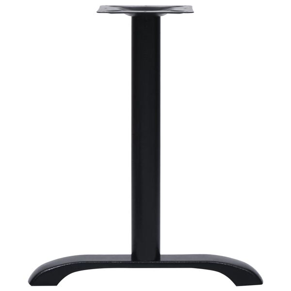 Patas para mesa de bistró vidaXL 2 uds. Hierro fundido negro 61x8x72cm