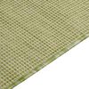 vidaXL Alfombra de exterior de tejido plano verde 160x230 cm