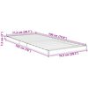 vidaXL Estructura de Cama de Suelo Madera vieja 75 x 190 cm