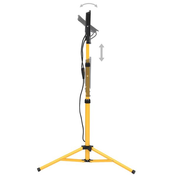 vidaXL Foco LED con trípode 2x100 W blanco frío