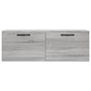 vidaXL Armario de pared madera ingeniería gris Sonoma 100x36,5x35 cm