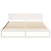 vidaXL Estructura de cama 200 x 200 cm Madera de pino macizo