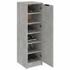 vidaXL Mueble zapatero madera contrachapada gris hormig&oacute;n 30x35x100 cm
