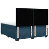 vidaXL Cama box spring con colch&oacute;n terciopelo azul 200x200 cm