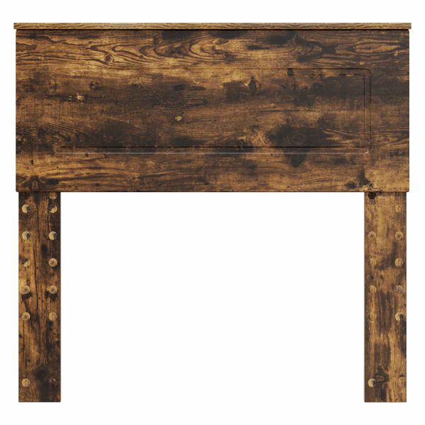 vidaXL Cabecero Roble ahumado 100 cm Madera contrachapada