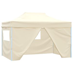 vidaXL Carpa de Fiesta Crema 280 x 410 x 315 cm Tela Oxford