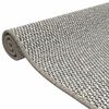 vidaXL Alfombra de pasillo con aspecto de sisal platina 50x150 cm