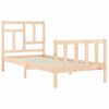 vidaXL Estructura de cama sin colch&oacute;n madera maciza de pino 90x200 cm