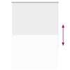 vidaXL Estor Enrollable Opaco Blanco 105x150 cm Tela Ancho 100,7 cm