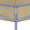 vidaXL Techo de carpa para celebraciones beige 6x3 m 270 g/m²