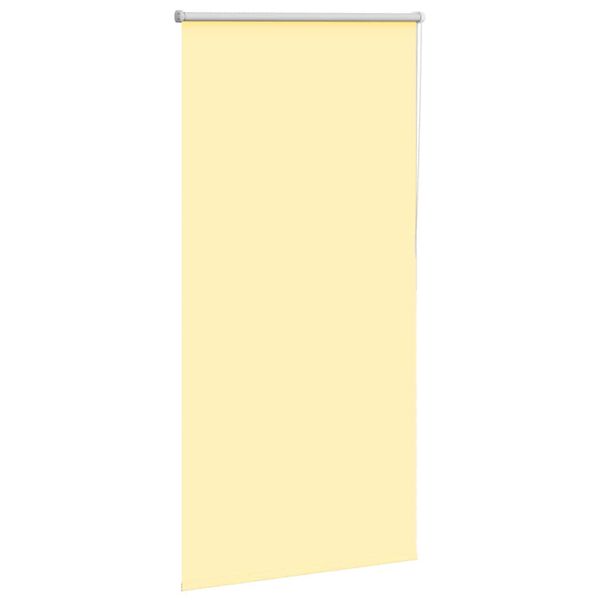 vidaXL Estor Enrollable Opaco Amarillo 80x150 cm Tela Ancho 75,7 cm