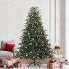vidaXL Árbol de Navidad artificial Verde 240 cm PVC, Metal y Plástico