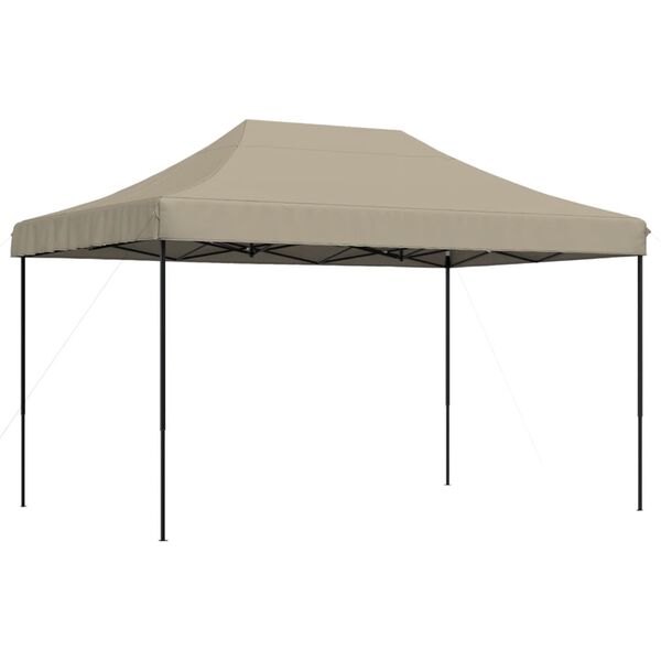 vidaXL Tienda de fiesta plegable Pop-Up taupe 440x292x315 cm