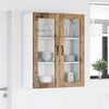 vidaXL Armario de pared para cocina con puerta Lucca Madera envejecida