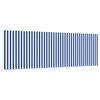 vidaXL Toldo Retráctil Manual Azul y 400 x 300 cm Poliéster y Aluminio