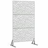 vidaXL Pantalla de Privacidad 100 x 50 x 180 cm Acero Galvanizado